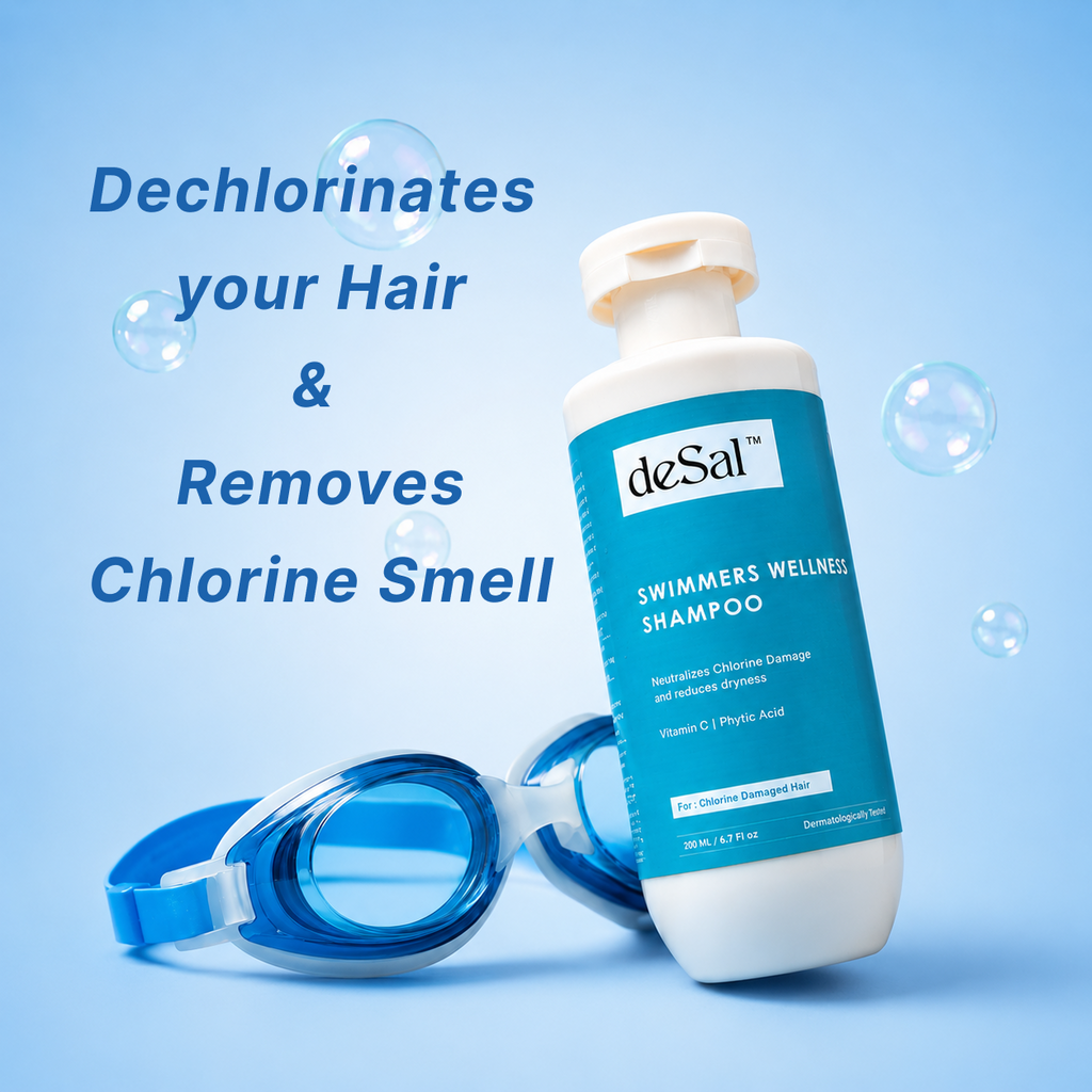 Neutralises chlorine damage