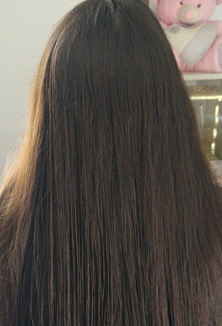 Hair shaft after using deSal