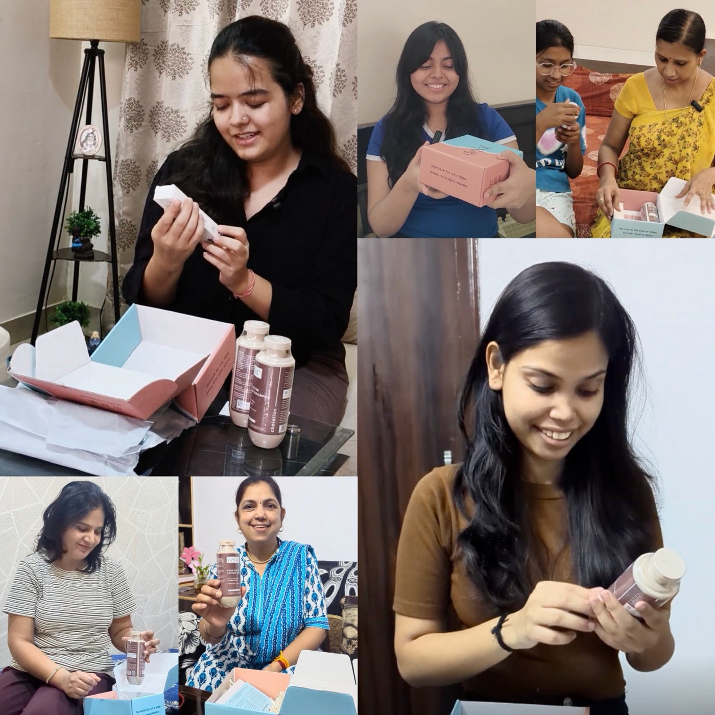 Happy deSal customers unboxing their orders